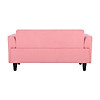 H-beau sofa vải 2 chỗ 144x73x73 cm màu hồng - ảnh sản phẩm 4