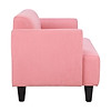 H-beau sofa vải 2 chỗ 144x73x73 cm màu hồng - ảnh sản phẩm 3