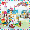 Bộ lắp ghép đồ chơi lego cho bé gái từ 6 tuổi qman 32014 lâu đài cầu vồng - ảnh sản phẩm 4