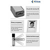 Khóa thông minh cửa nhôm kitos kt-al650 - ảnh sản phẩm 6