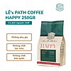 Cà phê hạt pha máy, lê s path coffee happy 250g 500g, vị đắng nhẹ - ảnh sản phẩm 1