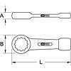 Cờ lê vòng đóng ks tools 517 series-ring 22-230mm - ảnh sản phẩm 2