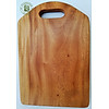 Thớt gỗ xà cừ hình chữ nhật có tay cầm trung cb335 - ảnh sản phẩm 2