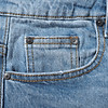 Quần jeans xanh nhạt wash rách df form slimfit 220701 - ảnh sản phẩm 7
