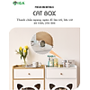 Nhà cho mèo ngủ kết hợp tủ đựng đồ tiện dụng chính hãng iga - gp195 - ảnh sản phẩm 6