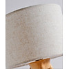 Đèn ngủ để bàn ln200 đế gỗ kèm bóng led 3 chân phong cách vintage - ảnh sản phẩm 5