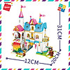 Bộ lắp ghép đồ chơi lego cho bé gái từ 6 tuổi qman 32014 lâu đài cầu vồng - ảnh sản phẩm 3