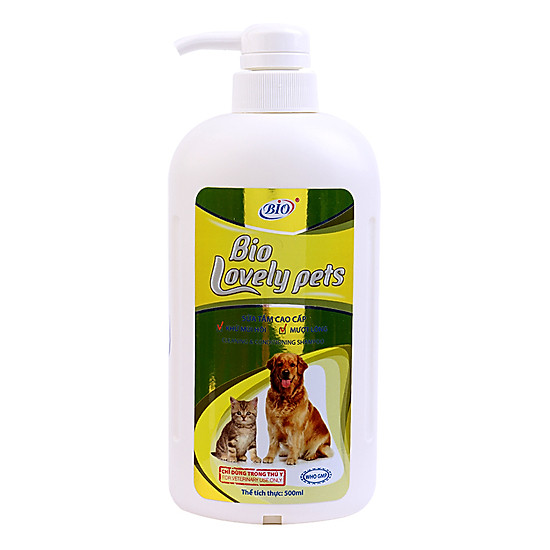 Sữa tắm chó mèo chuyên dưỡng lông, khử mùi bio 500ml - ảnh sản phẩm 1