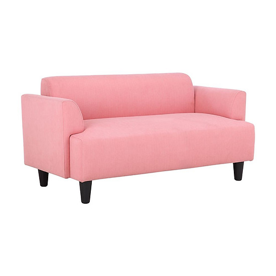 H-beau sofa vải 2 chỗ 144x73x73 cm màu hồng - ảnh sản phẩm 2