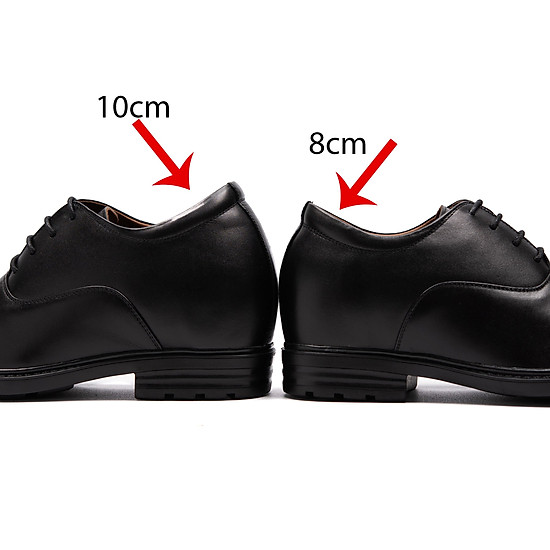 Giày độn nam cao 10cm t&tra siêu êm- chống dốc t98 đen - ảnh sản phẩm 5