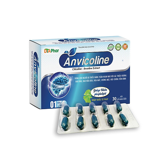 Anvicoline- hỗ trợ tăng cường tuần hoàn não và giảm nguy cơ thiếu máu não - ảnh sản phẩm 1