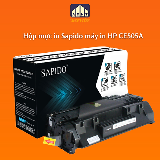 Hộp mực in sapido cho máy in hp ce505a hàng chính hãng - ảnh sản phẩm 1