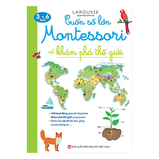 Cuốn sổ lớn montessori về khám phá thế giới bìa mềm - ảnh sản phẩm 1