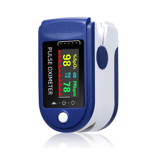 Máy đo nhịp tim và nồng độ oxy trong máu  loại đặc biệt có hiển thị sóng - ảnh sản phẩm 1