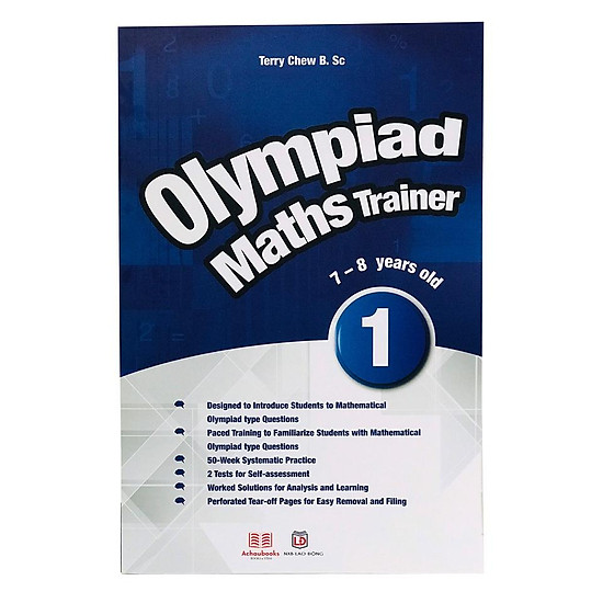 Sách olympiad maths trainer 1,2,3 - luyện thi toán  tiếng anh - ảnh sản phẩm 3