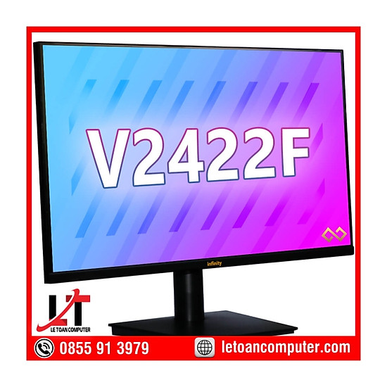 Màn hình infinity v2422f 24 inch fhd va 75hz hdr chuyên game - ảnh sản phẩm 3