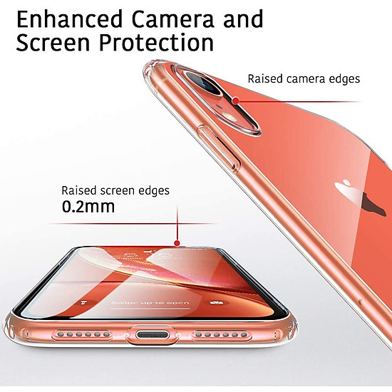 Ốp lưng dẻo dành cho iphone xr hiệu ultra thin mỏng 0.6mm chống trầy - ảnh sản phẩm 4