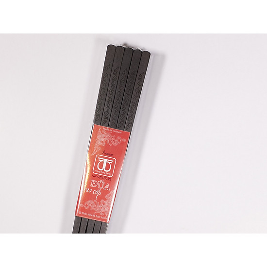 Bộ 10 đôi đũa đẹp đũa sạch dt0526 - gỗ trắc - ảnh sản phẩm 3