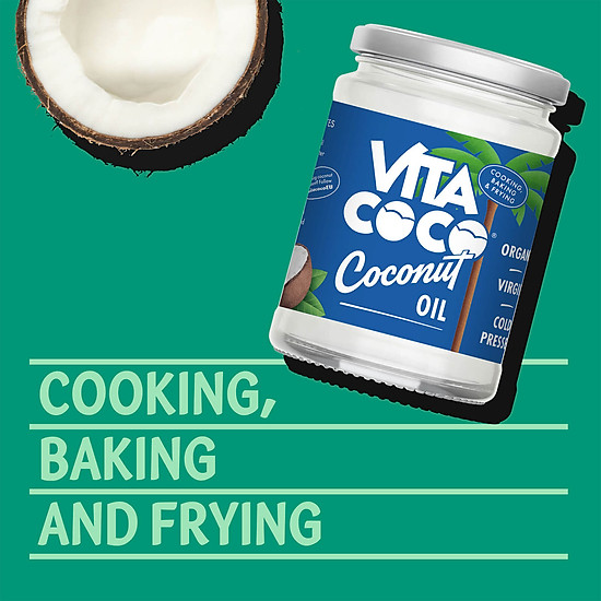 Dầu dừa hữu cơ nguyên chất ép lạnh vita coco coconut oil 50ml  bill anh - ảnh sản phẩm 2