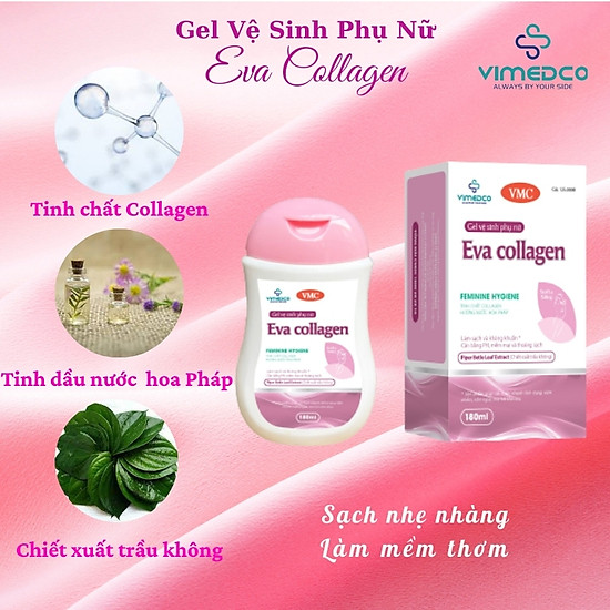 Combo 2 chai gel vệ sinh phụ nữ eva collagen - ảnh sản phẩm 1