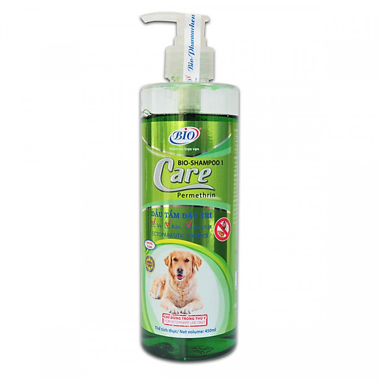 Sữa tắm diệt ve ghẻ rận tai cho chó - care premium 450ml - ảnh sản phẩm 1