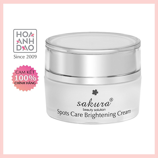 Kem dưỡng trắng da và ngăn ngừa sạm nám sakura spots care brightening - ảnh sản phẩm 1