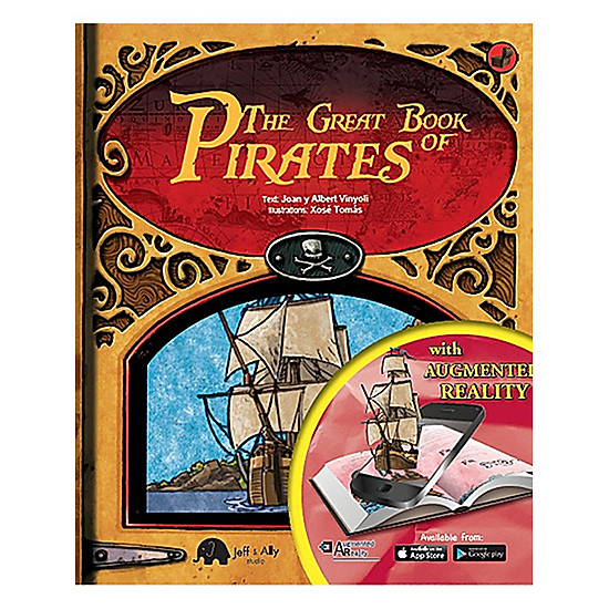 The great books of pirates augmented reality - sách 3d - ảnh sản phẩm 1