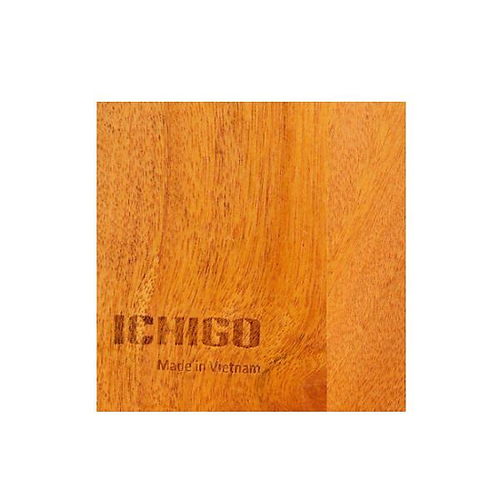 Thớt gỗ xà cừ nguyên khối ichigo ig-7165 21 x 29 cm - ảnh sản phẩm 2