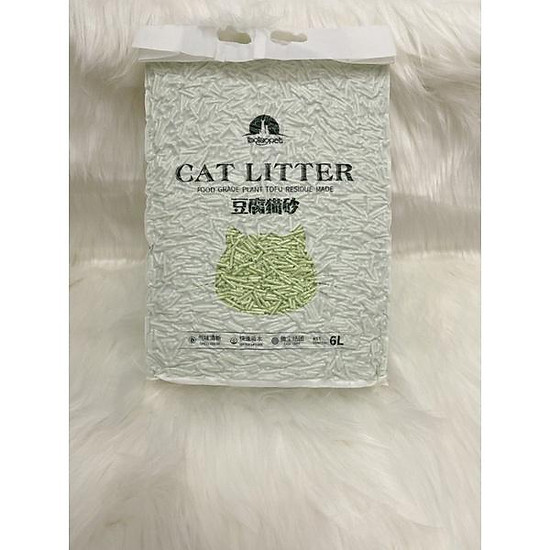 Cát vệ sinh mèo tofu cat litter 6l đổ được bồn cầu - ảnh sản phẩm 7