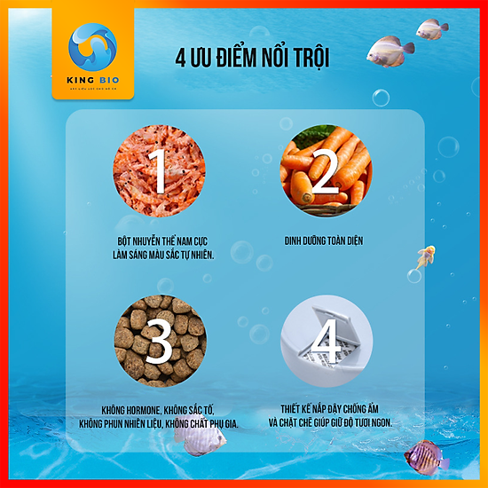 Cám yee platax hạt 1.5mm - thức ăn cân bằng dinh dưỡng chuyên dụng cho cá - ảnh sản phẩm 4