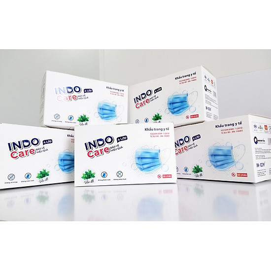 Combo 5 hộp khẩu trang indo care - tinh dầu thiên nhiên tặng thêm 1 hộp - ảnh sản phẩm 4