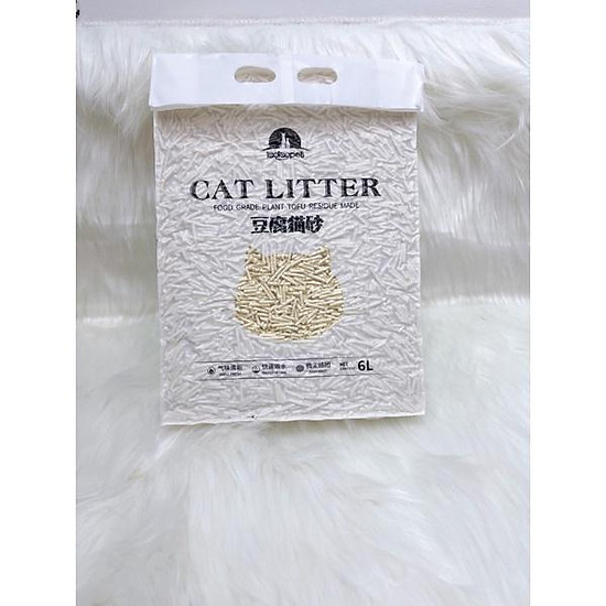 Cát vệ sinh mèo tofu cat litter 6l đổ được bồn cầu - ảnh sản phẩm 6