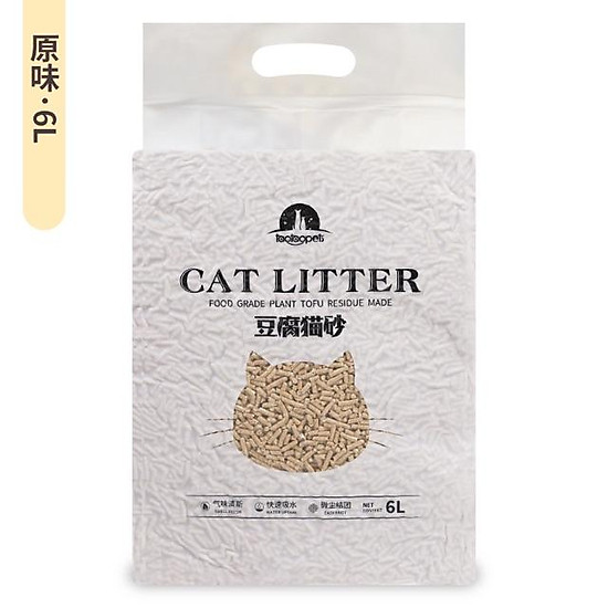 Cát vệ sinh mèo tofu cat litter 6l đổ được bồn cầu - ảnh sản phẩm 4