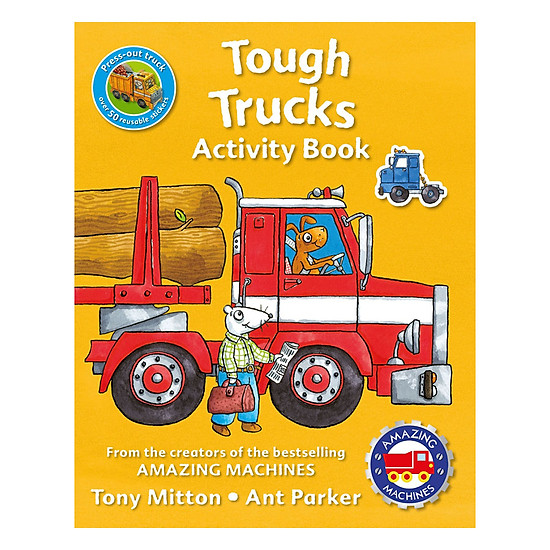 Amazing machines tough trucks activity book - ảnh sản phẩm 1