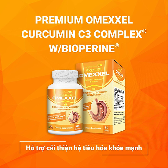 Viên uống premium omexxel curcumin c3 complex w bioperine - ảnh sản phẩm 2