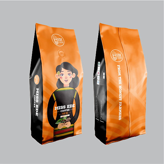 Cà phê rang mộc nguyên chất miss ede phin nhẹ - honey robusta 250g - ảnh sản phẩm 2