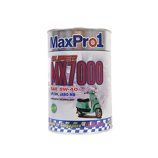 Dầu động cơ xe tay ga maxpro1 mx7000 800ml - ảnh sản phẩm 1