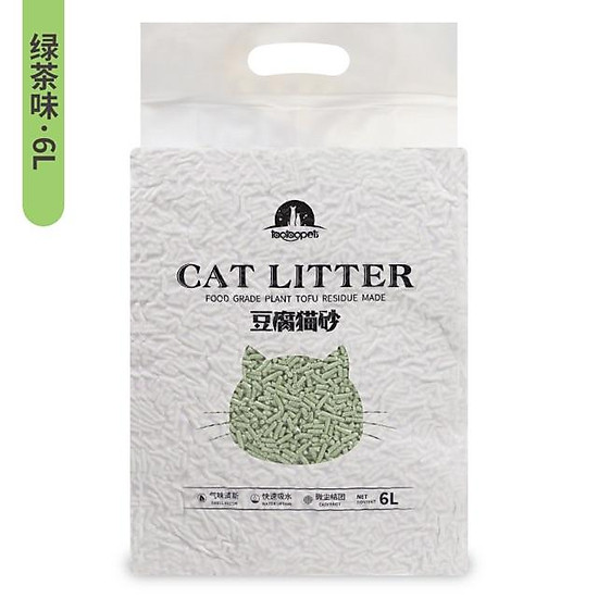 Cát vệ sinh mèo tofu cat litter 6l đổ được bồn cầu - ảnh sản phẩm 3