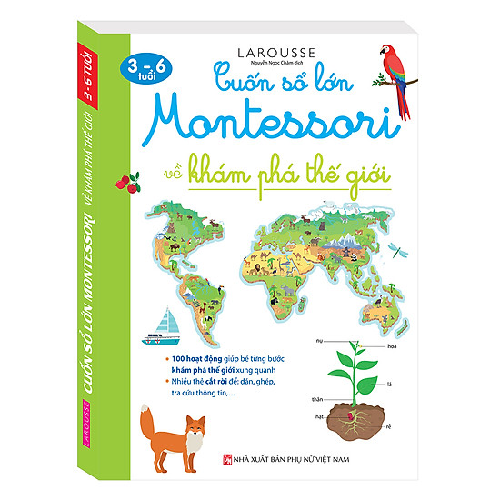 Cuốn sổ lớn montessori về khám phá thế giới bìa mềm - ảnh sản phẩm 2