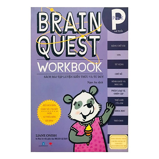 Sách braint quest workbook pre k  4 - 5 tuổi - ảnh sản phẩm 1