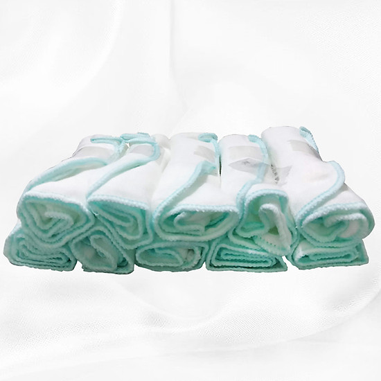 Bịch 10 khăn sữa gạc nhật cho bé - siêu thấm hút, mềm mịn - ảnh sản phẩm 4