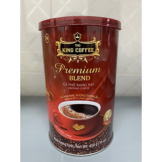 Cà phê king coffee premium blend - lon 450g - ảnh sản phẩm 2