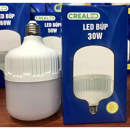 Bóng đèn led búp nhựa crealed 30w an toàn tiết kiệm điện - ảnh sản phẩm 1