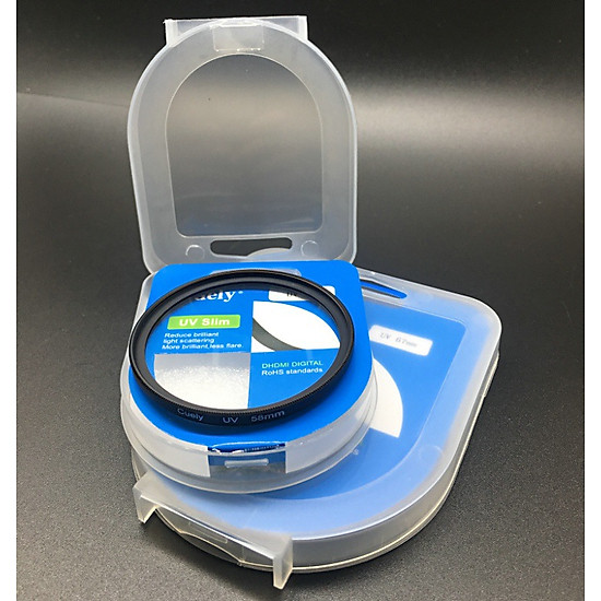 Kính lọc filter 58mm cuely uv slim hàng nhập khẩu - ảnh sản phẩm 2