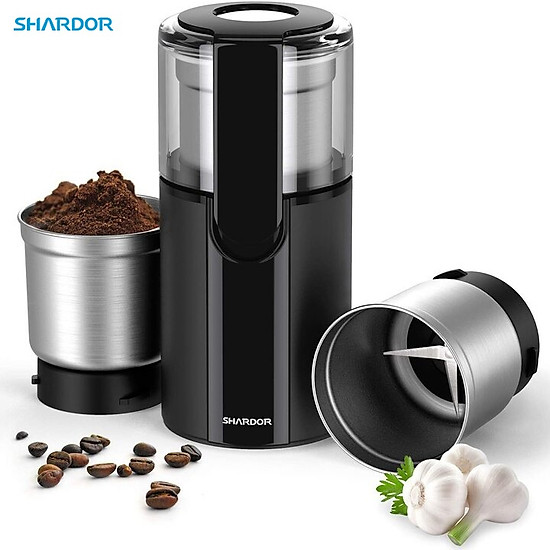 Máy xay hạt cà phê và gia vị đa năng shardor cg628b công suất 200w - ảnh sản phẩm 1