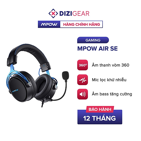 Tai nghe gaming headphone mpow air se bh439a âm thanh vòm 360 - ảnh sản phẩm 1