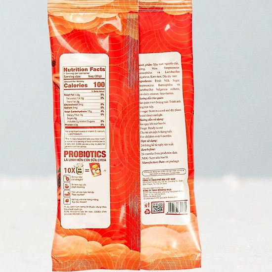 Sữa chua khô yobite-vị tổng hợp 20gr - ăn dặm -hỗ trợ tiêu hóa - ảnh sản phẩm 2