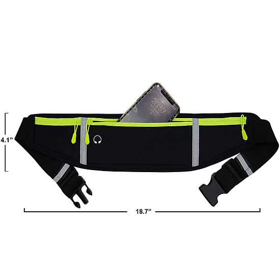 Túi đeo bụng phát sáng đựng điện thoại và phụ kiện chạy thể dục đa năng - ảnh sản phẩm 3