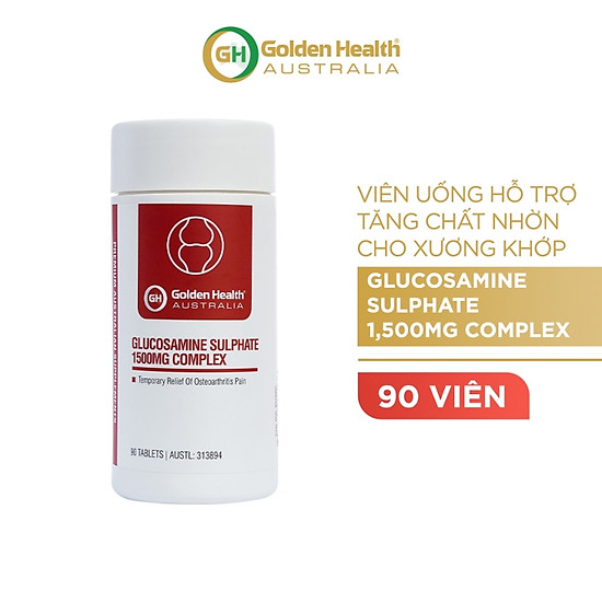 Viên uống hỗ trợ tăng chất nhờn cho xương khớp golden health glucosamine - ảnh sản phẩm 1