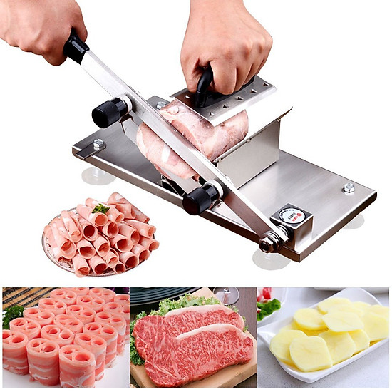 Máy cắt thịt có thiết kế nhỏ gọn, chất liệu thép không gỉ 7341 - ảnh sản phẩm 1
